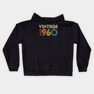 60th Birthday Gift Vintage 1960 60 Years Old Men Women Retro T-Shirt Kids Hoodie